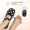 image:imageDREAM PAIRS Womens Mary Jane Ballet Flats Barefoot Knit Wide Toe Box Arch Support Flat Shoes for Women Dressy Casual Office Business Work Travel WalkPolka Dot