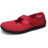 image:imageDREAM PAIRS Womens Mary Jane Ballet Flats Barefoot Knit Wide Toe Box Arch Support Flat Shoes for Women Dressy Casual Office Business Work Travel WalkRed