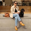 image:imageDREAM PAIRS Womens Mary Jane Ballet Flats Barefoot Knit Wide Toe Box Arch Support Flat Shoes for Women Dressy Casual Office Business Work Travel WalkYellow