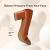 image:imageDREAM PAIRS Womens Pumps Low Chunky Block Heel Dress Shoes Closed Round Toe Comfortable HeelsBrown