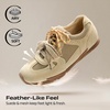 image:imageDREAM PAIRS Womens Retro Lace Up Sneakers AllDay Comfort Lightweight Non Slip Casual Fashion Walking Trainers ShoesCamel