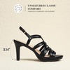 image:imageDREAM PAIRS Womens Strappy Stiletto High Heels Round Toe Platform Dress Shoes Comfortable Ankle Strap Heeled Sandals For Formal Party Wedding Evening DressBlack