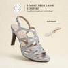 image:imageDREAM PAIRS Womens Strappy Stiletto High Heels Round Toe Platform Dress Shoes Comfortable Ankle Strap Heeled Sandals For Formal Party Wedding Evening DressSilver