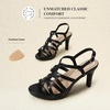 image:imageDREAM PAIRS Womens Strappy Stiletto High Heels Round Toe Platform Dress Shoes Comfortable Ankle Strap Heeled Sandals For Formal Party Wedding Evening DressBlack