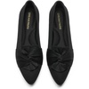 image:imageDREAM PAIRS Flats for Women Pointed Toe Knit Ballet Flats with Bow Foldable Comfortable Dress Shoes for Work Office Business Casual TravelBlack