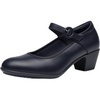 image:imageDREAM PAIRS Mary Jane Shoes Women Low Chunky Heels Closed Toe Pumps Comfortable Work Business Dress ShoesNavy