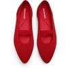 image:imageDREAM PAIRS Womens Knit Ballet Flats Pointed Toe Comfortable Dressy Flats for Work Office Shoes Mary Jane FlatsRed