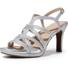 image:imageDREAM PAIRS Womens Strappy Stiletto High Heels Round Toe Platform Dress Shoes Comfortable Ankle Strap Heeled Sandals For Formal Party Wedding Evening DressSilver