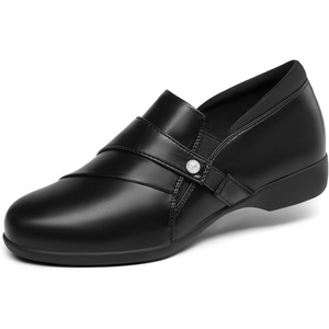image:imageDREAM PAIRS Loafers for Women Slipon Dressy Comfortable Business Casual Work Office Faux Leather Loafer Shoes with Arch SupportBlack