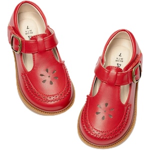 image:imageDREAM PAIRS Toddler Little Girls Mary Jane Dress Shoes  Ballet Flats for Girl School Uniform ShoesRed