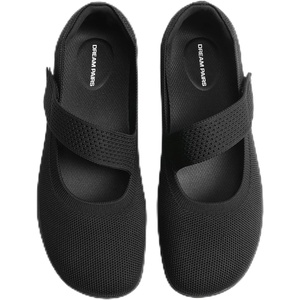 image:imageDREAM PAIRS Womens Mary Jane Ballet Flats Barefoot Knit Wide Toe Box Arch Support Flat Shoes for Women Dressy Casual Office Business Work Travel WalkBlack