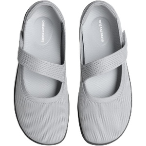 image:imageDREAM PAIRS Womens Mary Jane Ballet Flats Barefoot Knit Wide Toe Box Arch Support Flat Shoes for Women Dressy Casual Office Business Work Travel WalkGrey