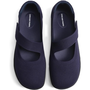 image:imageDREAM PAIRS Womens Mary Jane Ballet Flats Barefoot Knit Wide Toe Box Arch Support Flat Shoes for Women Dressy Casual Office Business Work Travel WalkNavy