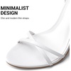 image:imageDREAM PAIRS 2026 Womens Stiletto Heels Strappy Open Toe Ankle Strap Dress Sandals Elegant High Heel Pumps for Wedding Party Prom amp Special OccasionsWhite