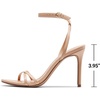 image:imageDREAM PAIRS 2026 Womens Stiletto Heels Strappy Open Toe Ankle Strap Dress Sandals Elegant High Heel Pumps for Wedding Party Prom amp Special OccasionsNude