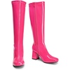 image:imageDREAM PAIRS Womens Gogo Boots Square Toe Chunky Wide Calf Knee High BootsHot Pinkpat