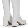 image:imageDREAM PAIRS Womens Gogo Boots Square Toe Chunky Wide Calf Knee High BootsWhite