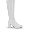 image:imageDREAM PAIRS Womens Gogo Boots Square Toe Chunky Wide Calf Knee High BootsWhite
