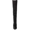 image:imageDREAM PAIRS Womens HIGHPLAT Chunky Thigh High Over The Knee High Heel BootsBlackNubuck1