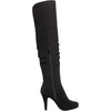 image:imageDREAM PAIRS Womens HIGHPLAT Chunky Thigh High Over The Knee High Heel BootsBlackNubuck1