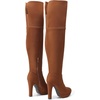 image:imageDREAM PAIRS Womens HIGHPLAT Chunky Thigh High Over The Knee High Heel BootsBrown