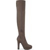 image:imageDREAM PAIRS Womens HIGHPLAT Chunky Thigh High Over The Knee High Heel BootsKhaki