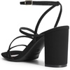 image:imageDREAM PAIRS Womens Heels Chunky Block Strappy Square Open Toe Ankle Buckle 315 Inch Heeled Sandals Wedding Party Dress Prom ShoesBlacknubuck