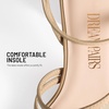 image:imageDREAM PAIRS Womens Heels Chunky Block Strappy Square Open Toe Ankle Buckle 315 Inch Heeled Sandals Wedding Party Dress Prom ShoesNude