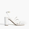 image:imageDREAM PAIRS Womens Heels Chunky Block Strappy Square Open Toe Ankle Buckle 315 Inch Heeled Sandals Wedding Party Dress Prom ShoesWhite