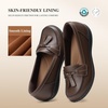 image:imageDREAM PAIRS Womens Loafers Slipon Comfortable Casual Business Work Office Shoes with Arch SupportBrown