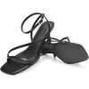 image:imageDREAM PAIRS Womens Low Kitten Heels Strappy Open Square Toe Ankle Strap Sexy Fashion Comfort Dress Shoes Party Heeled SandalsBlack
