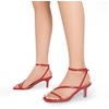 image:imageDREAM PAIRS Womens Low Kitten Heels Strappy Open Square Toe Ankle Strap Sexy Fashion Comfort Dress Shoes Party Heeled SandalsRed