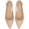 image:imageDREAM PAIRS Womens Slingback Dressy Pointed Toe Ballet Flats with Buckle Strap Low Heel Dress Flat ShoesNude