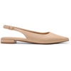 image:imageDREAM PAIRS Womens Slingback Dressy Pointed Toe Ballet Flats with Buckle Strap Low Heel Dress Flat ShoesNude