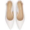 image:imageDREAM PAIRS Womens Slingback Dressy Pointed Toe Ballet Flats with Buckle Strap Low Heel Dress Flat ShoesWhite