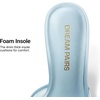 image:imageDREAM PAIRS Womens Square Open Toe Heels With Bow Vintage Slip on Stiletto High Backless Dressy Sandals for Daily PartyLight Blue