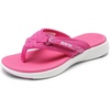 image:imageDREAM PAIRS Womens Arch Support Flip Flops Comfortable Thong SandalsHot Pink