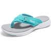 image:imageDREAM PAIRS Womens Arch Support Flip Flops Comfortable Thong SandalsMint