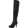 image:imageDREAM PAIRS Womens HIGHPLAT Chunky Thigh High Over The Knee High Heel BootsBlack1