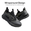 image:imageDREAM PAIRS Boys Girls Shoes Kids Tennis Athletic Running Walking Lightweight Slip on Sneakers Black Size 1 Little Kid SDRS2402K