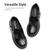 image:imageDREAM PAIRS Girls Mary Jane Dress Shoes School Uniform TStrap Loafers Platform Chunky Heel Closed Toe FlatsBlack
