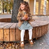 image:imageDREAM PAIRS Girls Mary Jane Shoes  Toddler School Uniform Dress Shoes Wide Toe Ballet Flats with Detachable Bow for Little KidsBrown