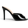 image:imageDREAM PAIRS Mule Heels for Women High Heels Stiletto Open Round Peep Toe Mules Sandals Slip on Dress Shoes 2026 Sexy Heeled for Party Dressy Prom WeddingBlackpat