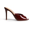 image:imageDREAM PAIRS Mule Heels for Women High Heels Stiletto Open Round Peep Toe Mules Sandals Slip on Dress Shoes 2026 Sexy Heeled for Party Dressy Prom WeddingBurgundy