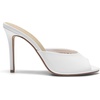 image:imageDREAM PAIRS Mule Heels for Women High Heels Stiletto Open Round Peep Toe Mules Sandals Slip on Dress Shoes 2026 Sexy Heeled for Party Dressy Prom WeddingWhite