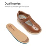 image:imageDREAM PAIRS Toddler Mary Jane Shoes Girls School Uniform Dress Little Kids TStrap Breathable Lightweight Walking SneakersBrown