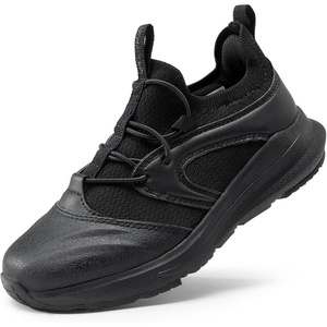 image:imageDREAM PAIRS Boys Girls Shoes Kids Tennis Athletic Running Walking Lightweight Slip on Sneakers Black Size 1 Little Kid SDRS2402K