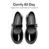 image:imageDREAM PAIRS Girls School Shoes Uniform Mary Jane Dress Platform Chunky Oxford Pumps with Bow for Toddler Little Big KidAll Black