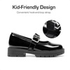 image:imageDREAM PAIRS Girls School Shoes Uniform Mary Jane Dress Platform Chunky Oxford Pumps with Bow for Toddler Little Big KidAll Black