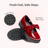 image:imageDREAM PAIRS Girls School Shoes Uniform Mary Jane Dress Platform Chunky Oxford Pumps with Bow for Toddler Little Big KidRed